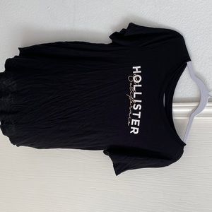 Blouse black with white and gold